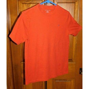 Boys Tommy Hilfiger Short Sleeve T-Shirt Red Large